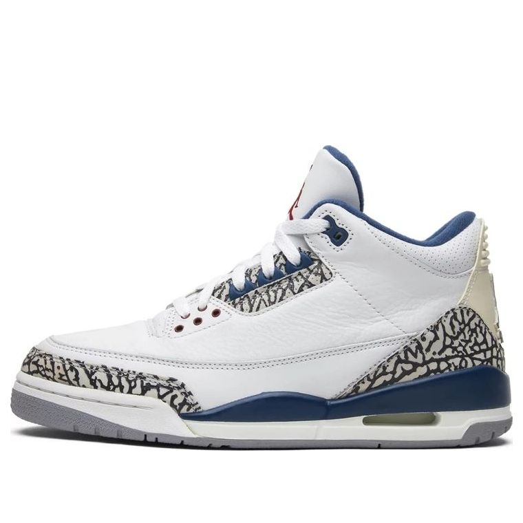 Air Jordan 3 Retro 'True Blue' (2009)  136064-141(2009) Signature Shoe